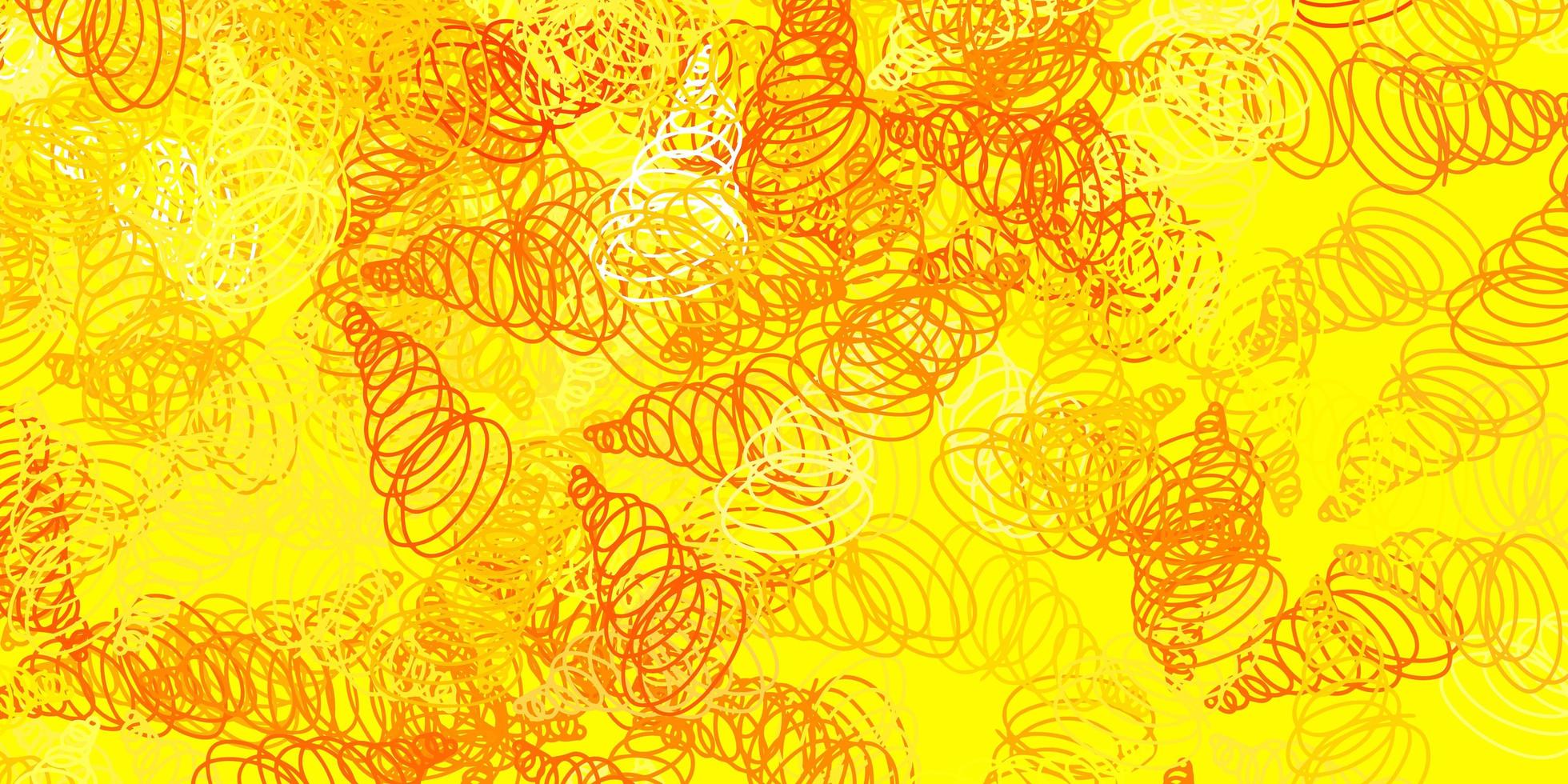 textura de vector rosa claro, amarillo con arco circular.