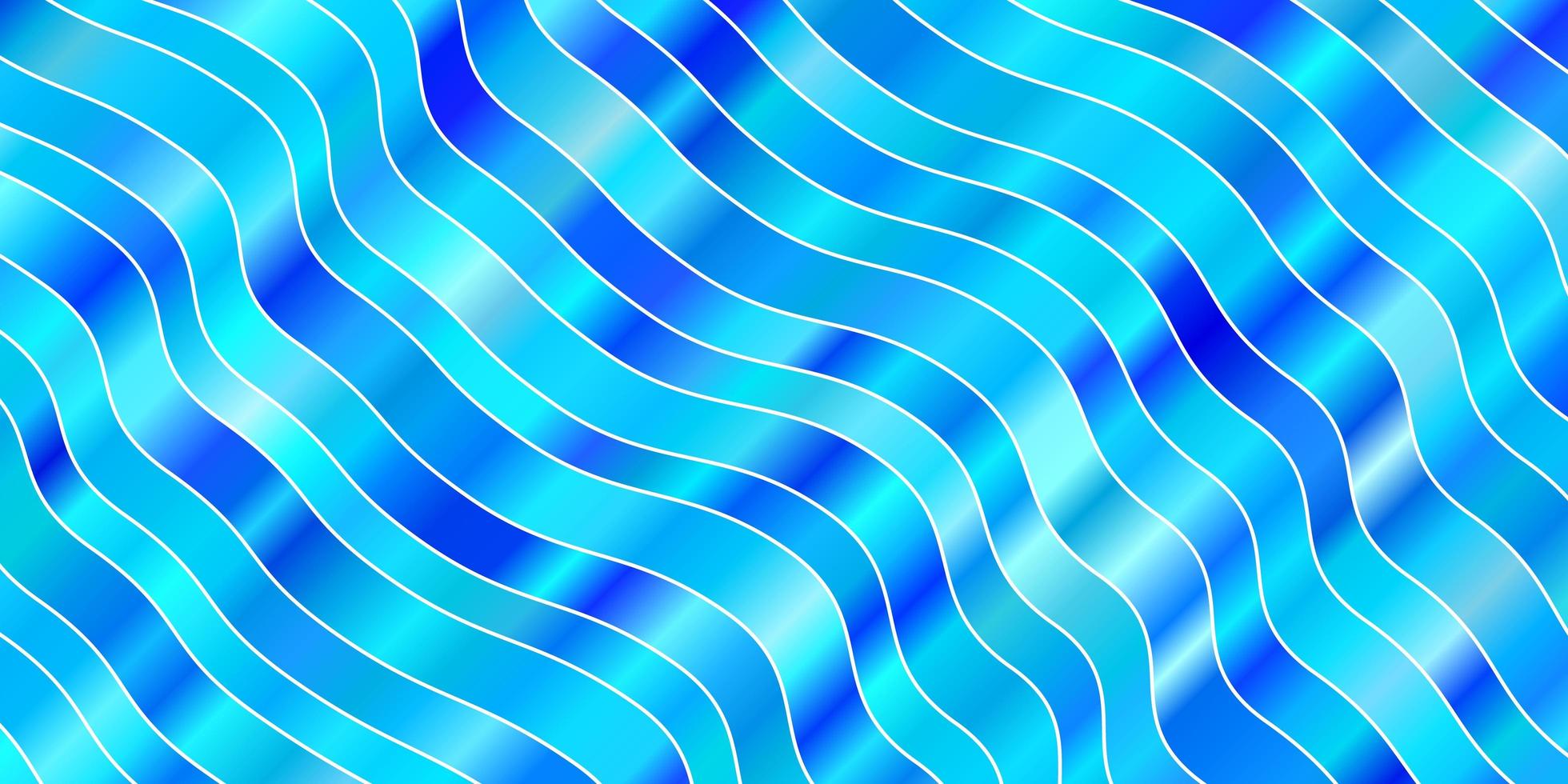 diseño de vector azul claro con líneas torcidas.