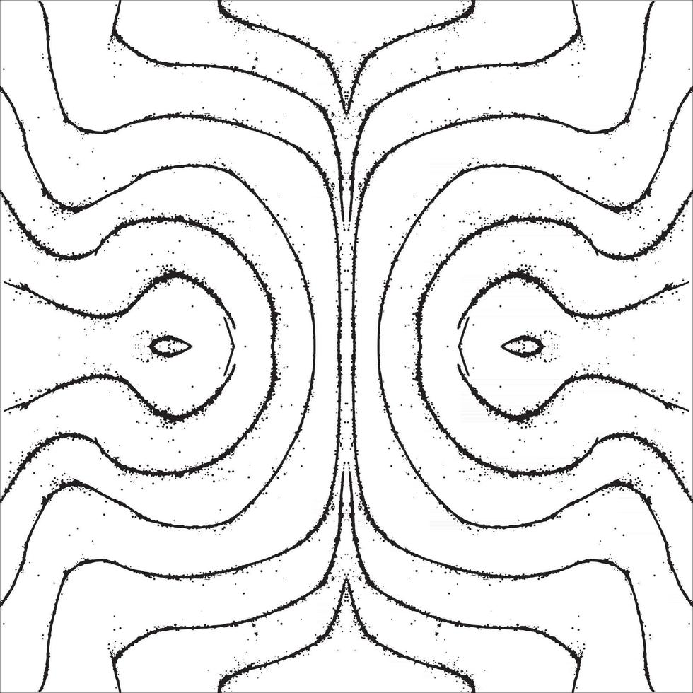 Black paint brush strokes vector seamless pattern. lines illustration.