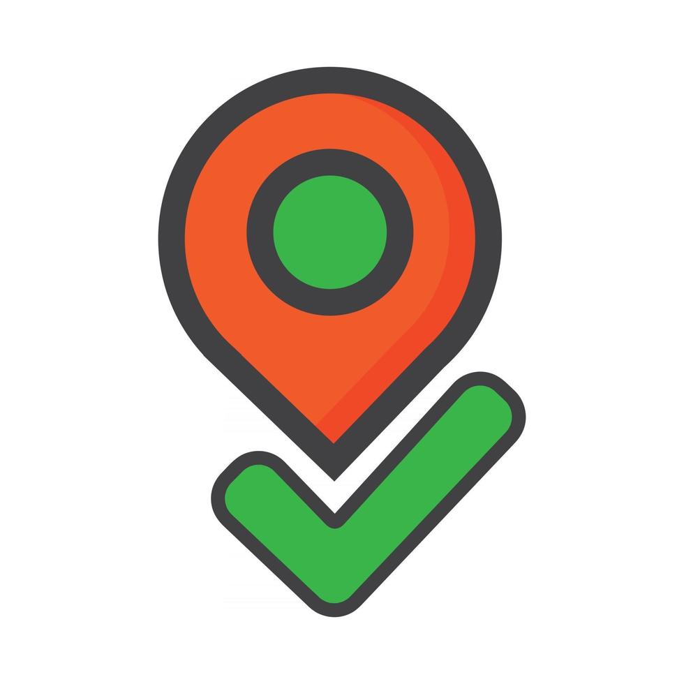 location illustration. location icon. vector