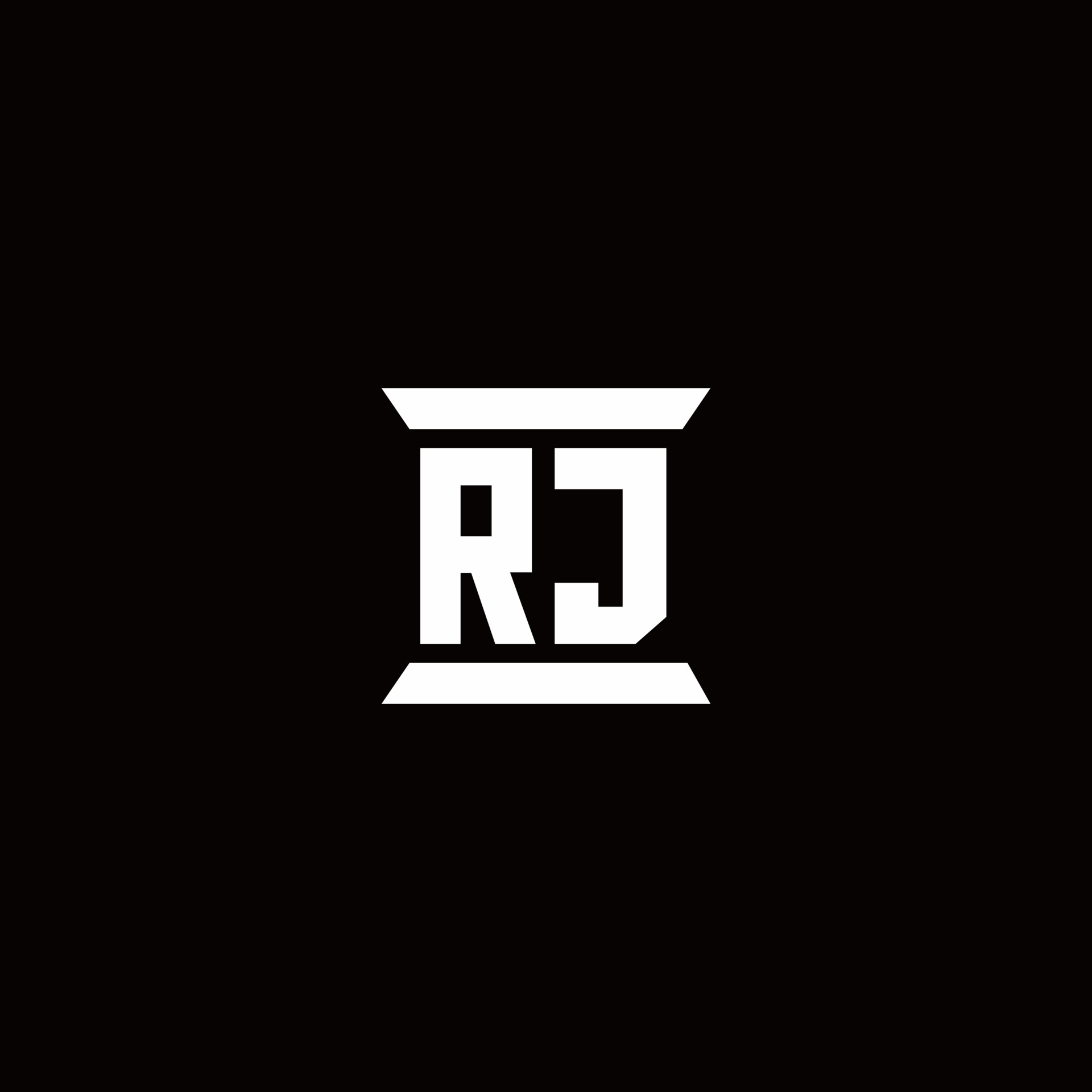 Rj Logo Monogram With Pillar Shape Designs Template Vector Art At Vecteezy Rj Logo Monogram With Pillar Shape Designs Template Vector Art At Vecteezy