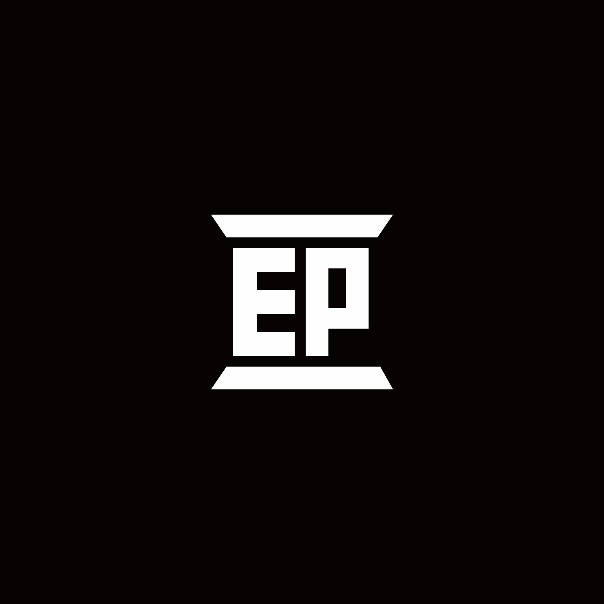 EP Logo monogram with pillar shape designs template 2963310 Vector Art EP Logo monogram with pillar shape designs template 2963310 Vector Art