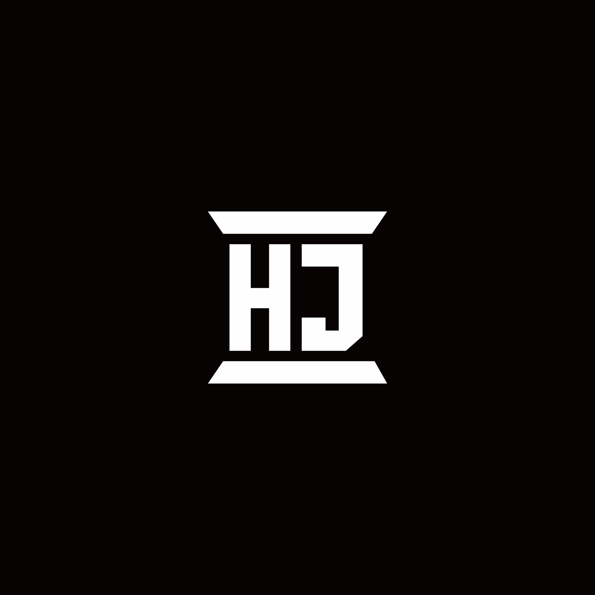 HJ letter logo design on black background. HJ creative initials letter logo  concept. hj letter design. HJ white letter design on black background. H J, h  j logo 12002206 Vector Art at Vecteezy