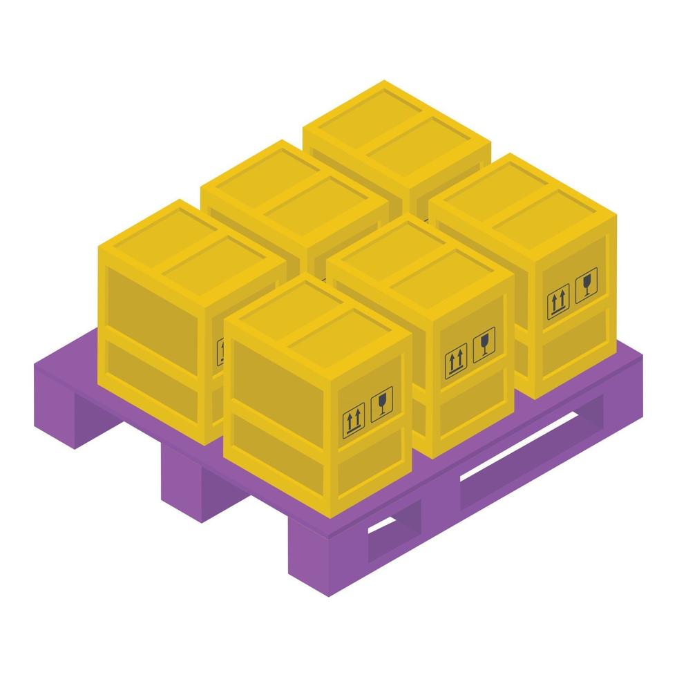 Logistics Cardboard Box vector