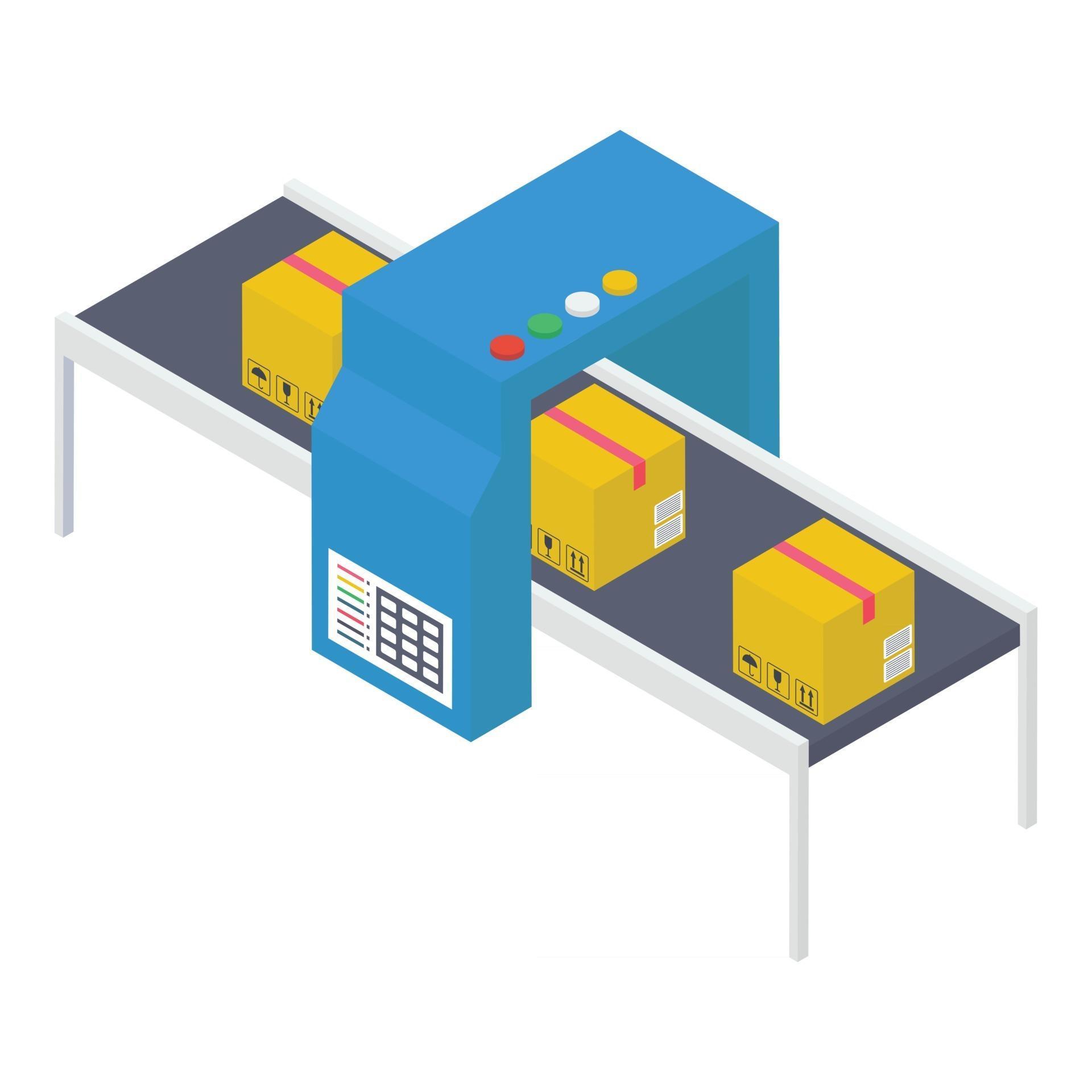 Conveyor Belt Concepts 2963814 Vector Art at Vecteezy