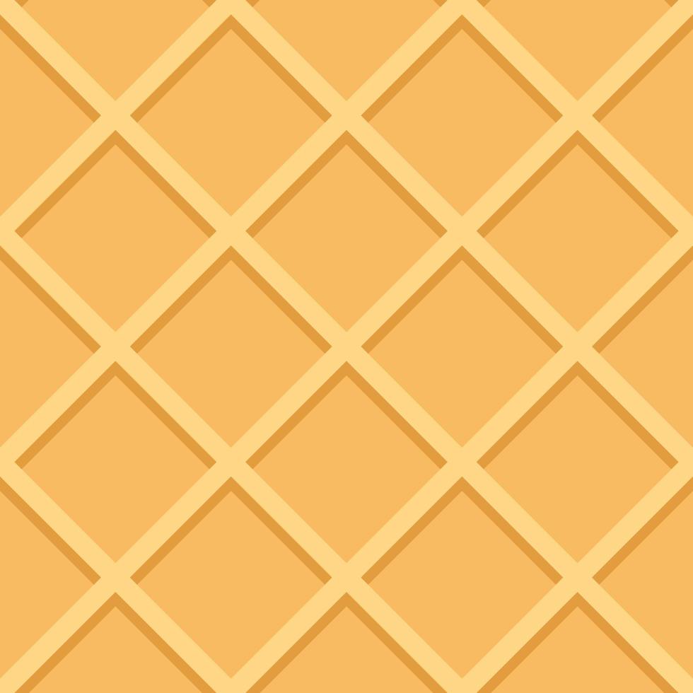 Waffle Seamless Pattern Background Vector Illustration