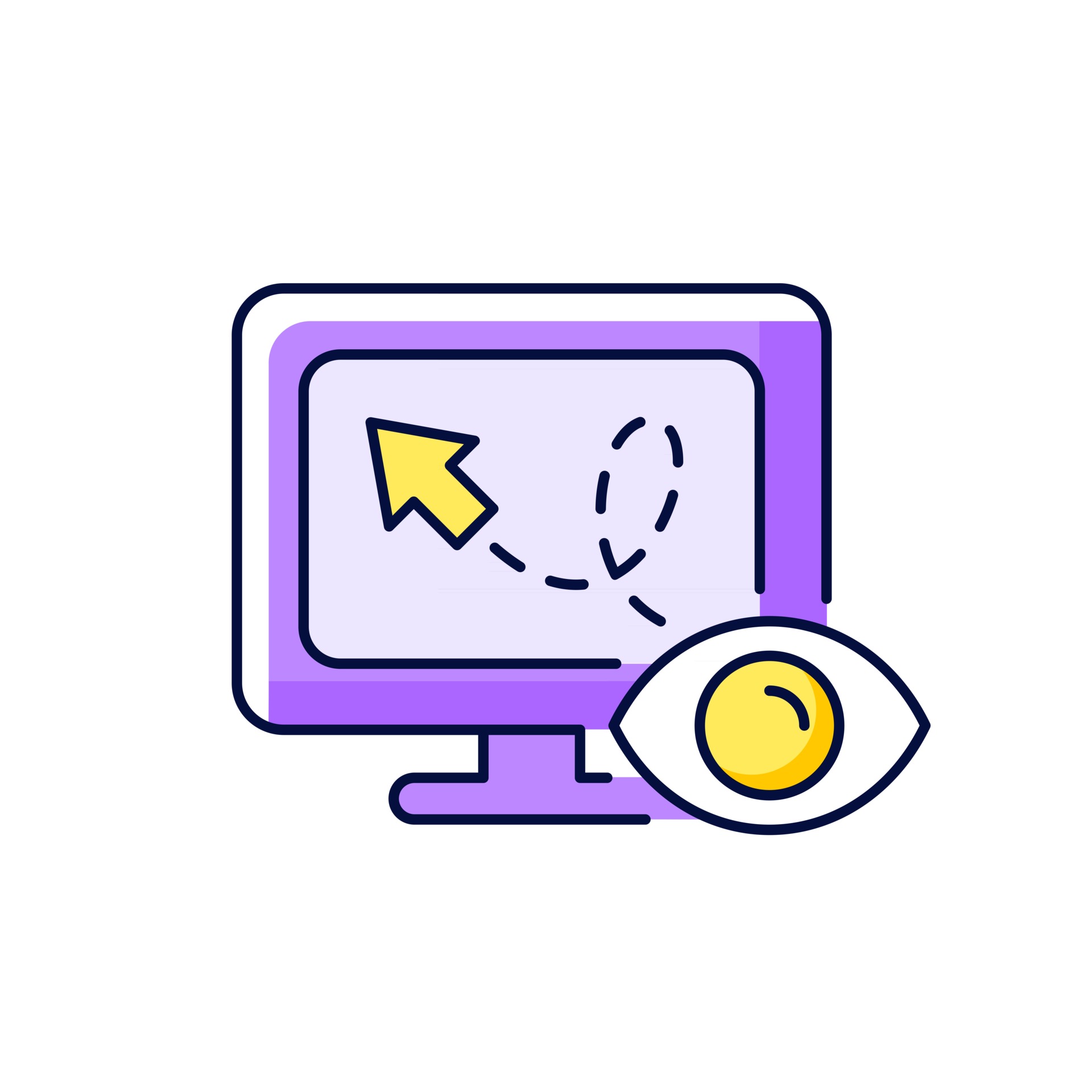 Mouse movement tracking purple RGB color icon 2965467 Vector Art at