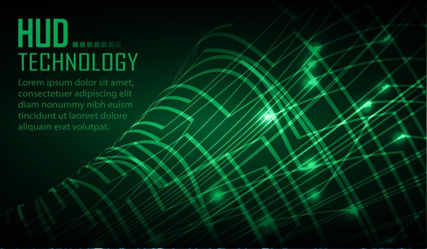 cyber circuit future technology concept background vector