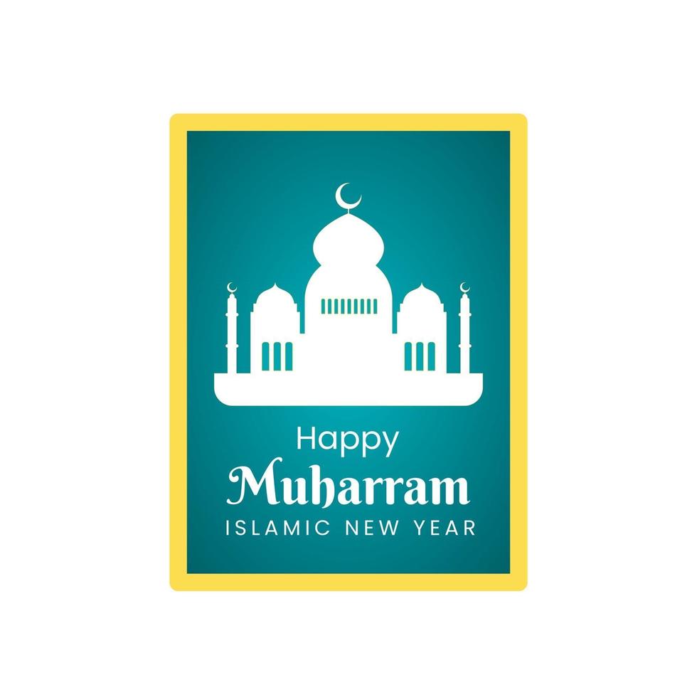 muharam the Islamic New Year vector