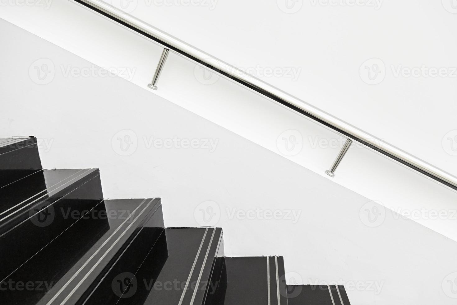 Black marble stairs photo