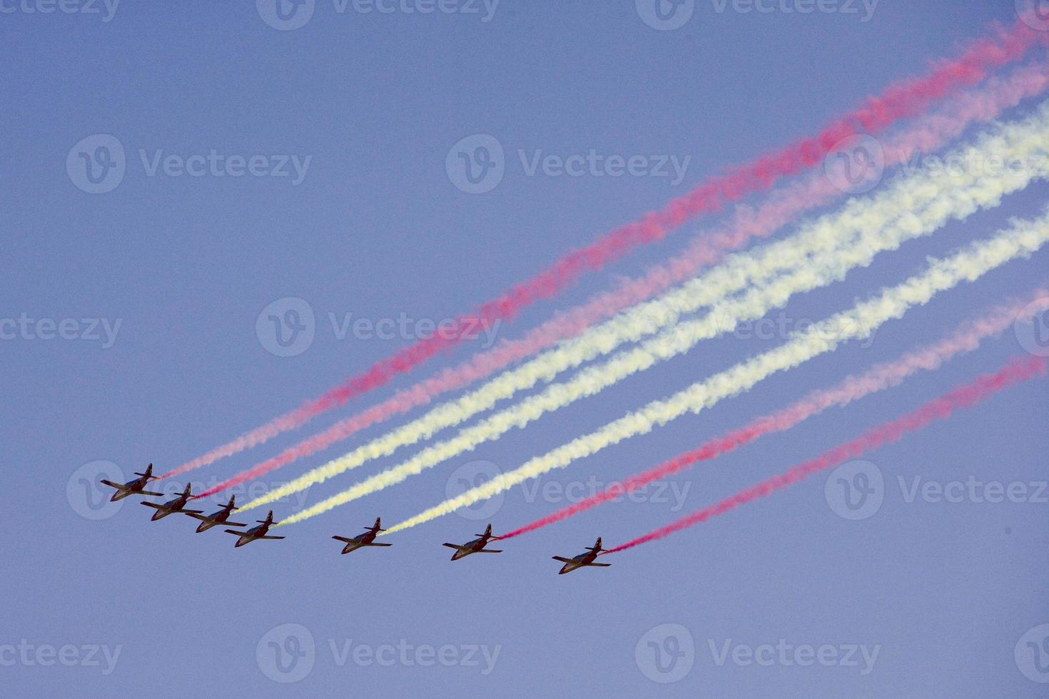 Air show in Madrid, Spain. photo