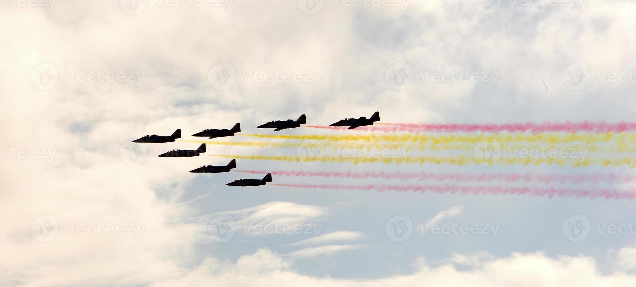 Salón Aeronáutico en Madrid, España. foto