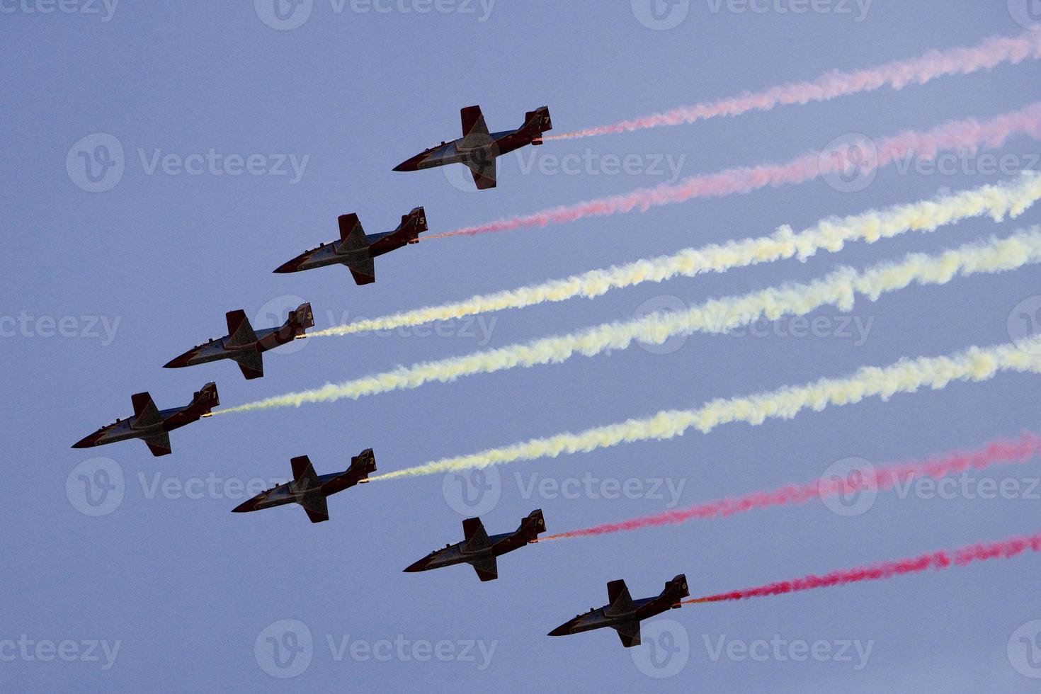 Air show in Madrid, Spain. photo