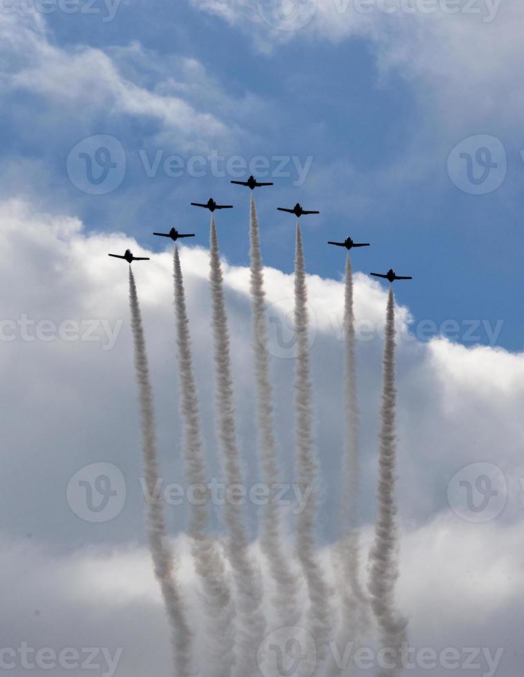 Air show in Madrid, Spain. photo