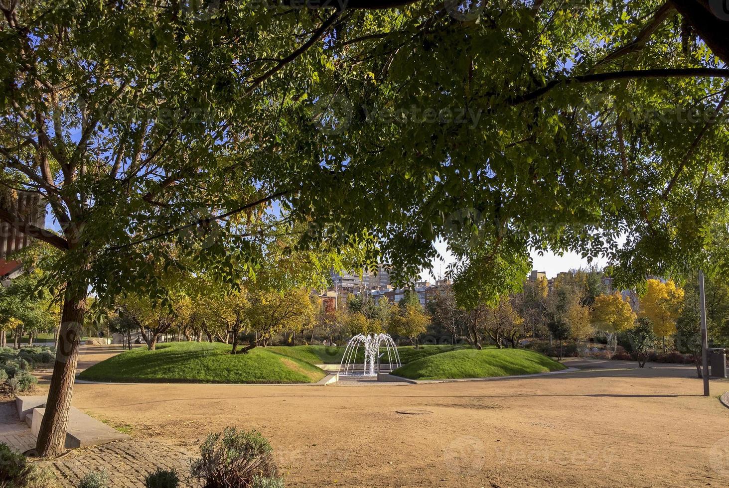 Madrid Rio Park en Madrid, España foto