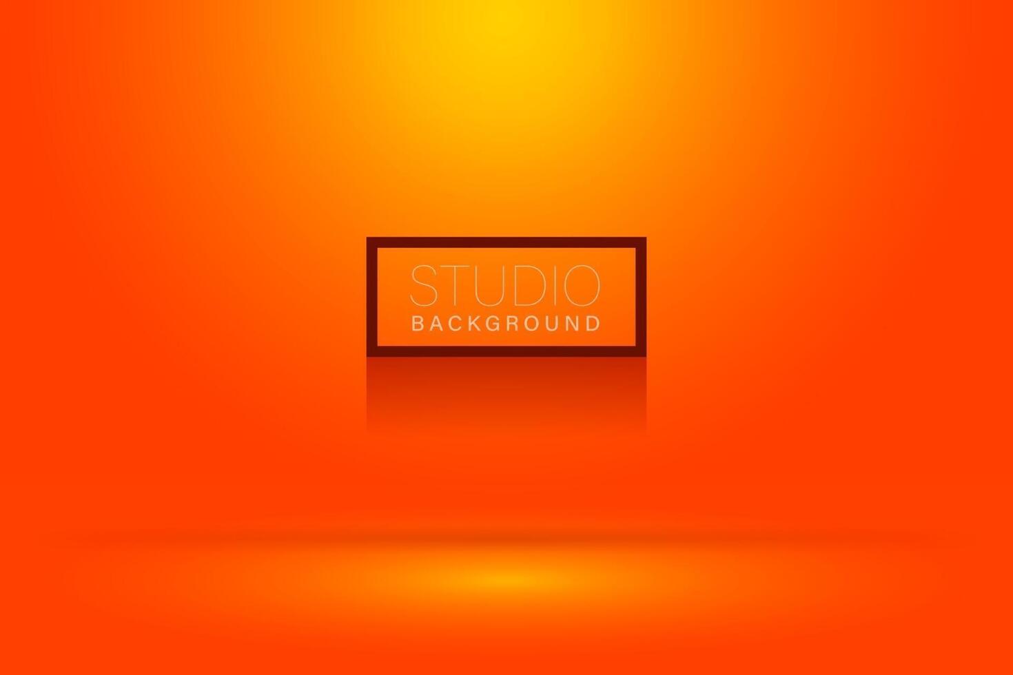 studio background, yellow abstract studio room background concept vector