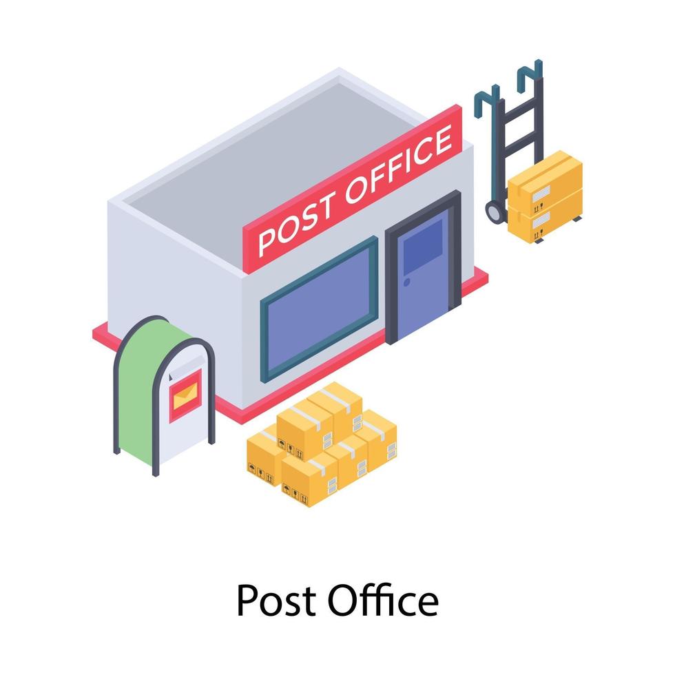 Post Office Concepts vector