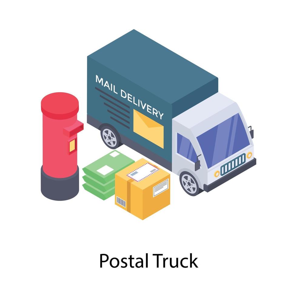 Mail Delivery Services 2967789 Vector Art at Vecteezy
