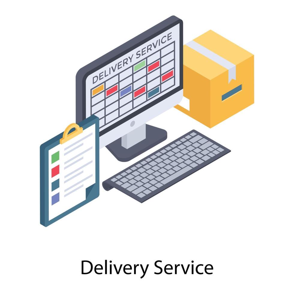 Online Delivery Services vector