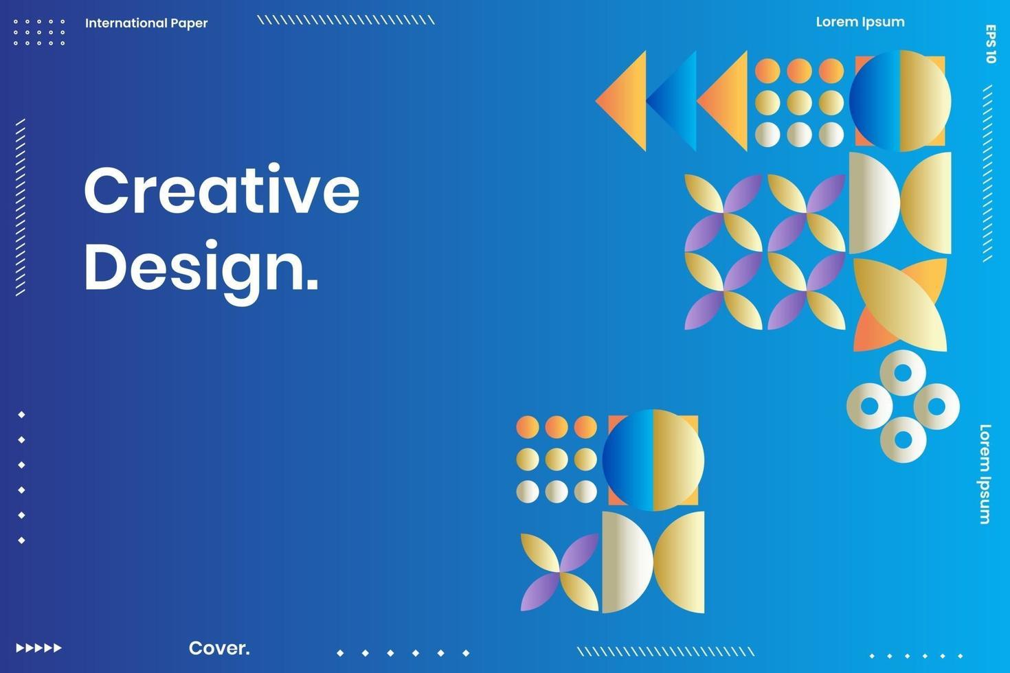 Abstract Geometric Vector Background.