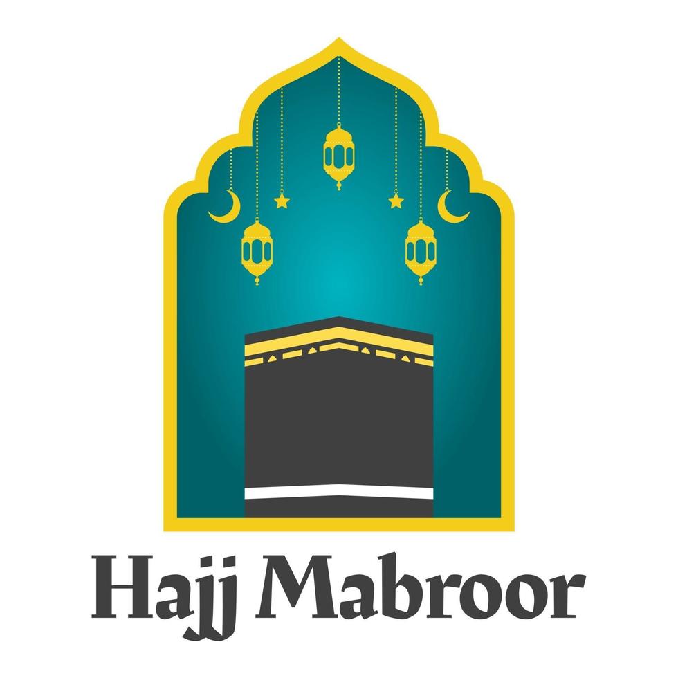 hajj mabroor vector