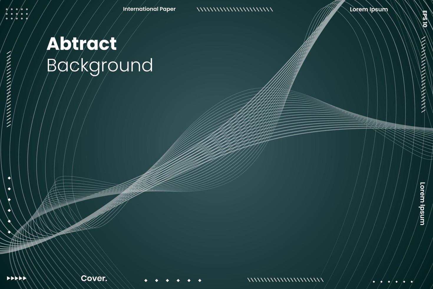 Abstract wave and line pattern for your idea. vector