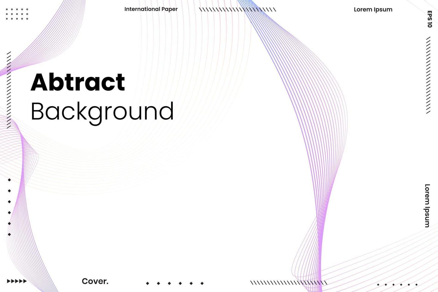 Abstract wave and line pattern for your idea. vector