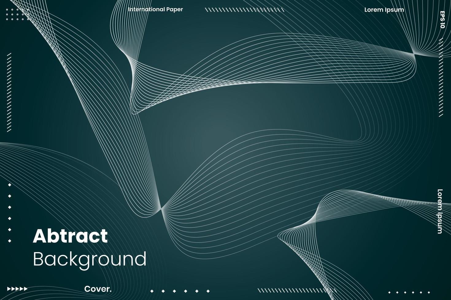 Abstract wave and line pattern for your idea. vector