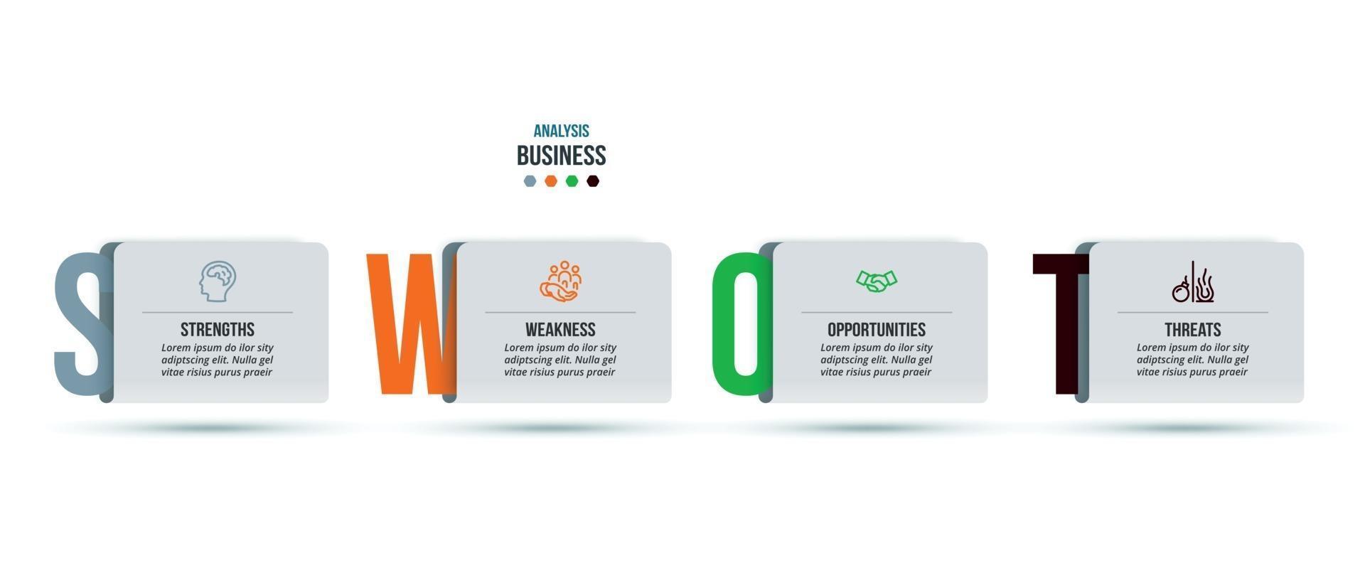 Analysis business or marketing  infographic template. vector