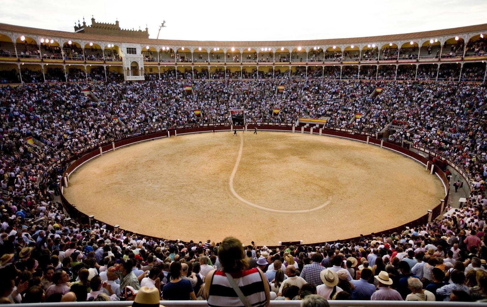 Madrid, Spain, 2021 - Bullfighting in the bullring photo