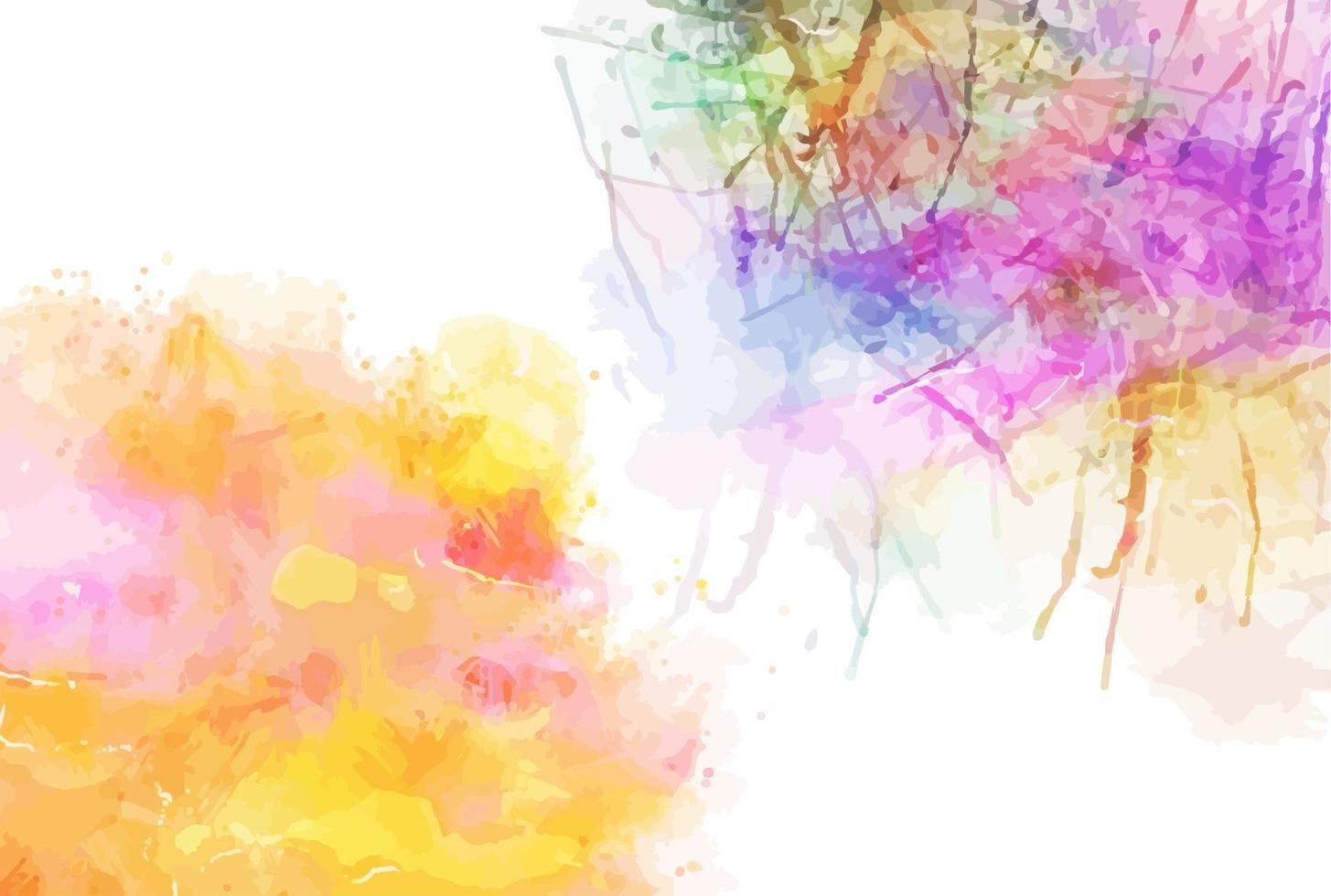 Watercolor Design Decor vector
