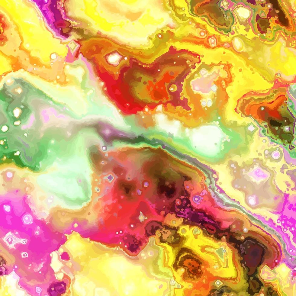 Acrylic Ink Pouring Abstract vector