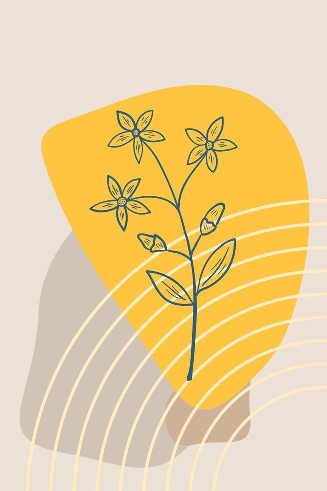 centaury, abstract, poster, minimal vector
