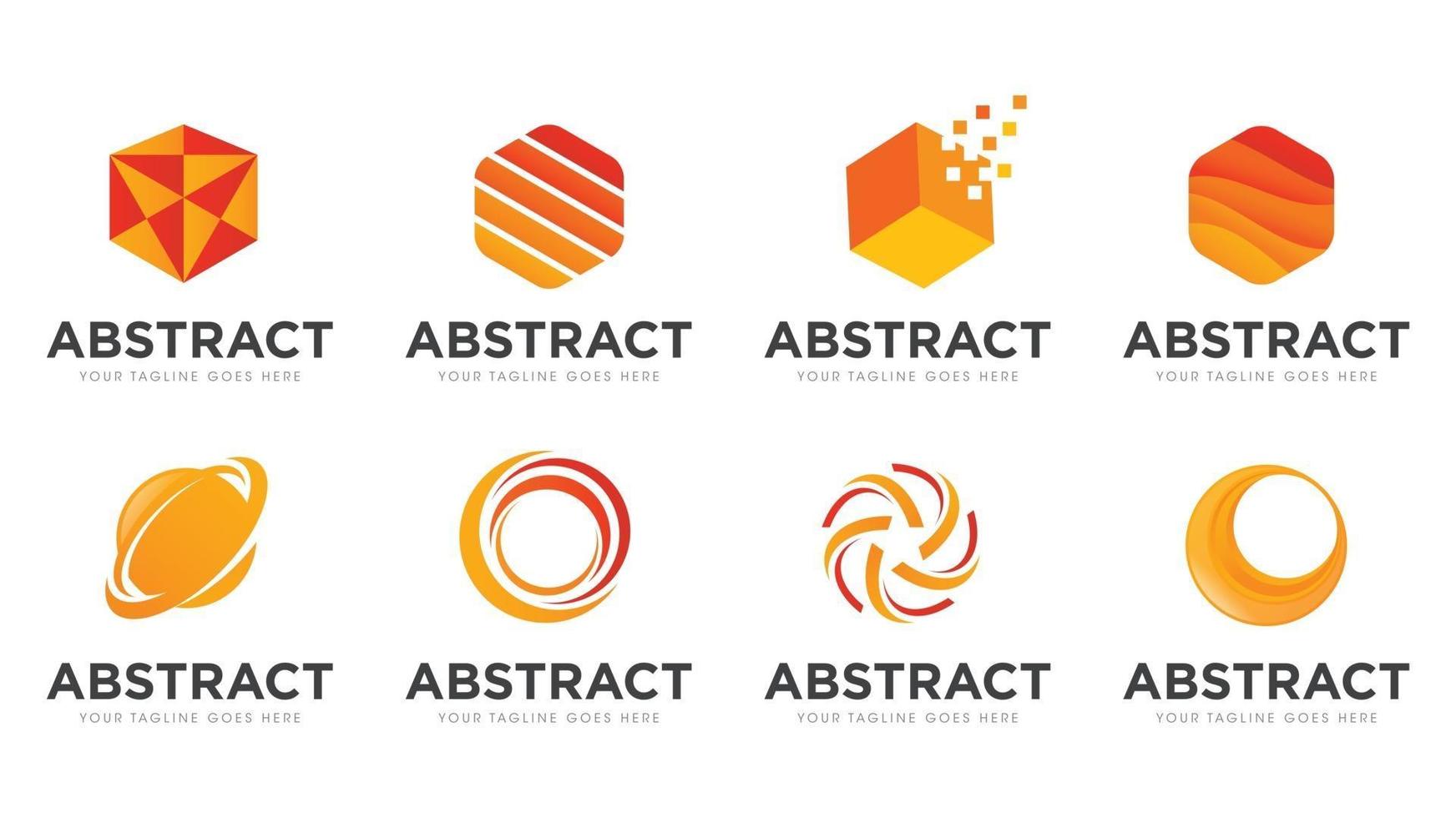 abstract modern logo vector template