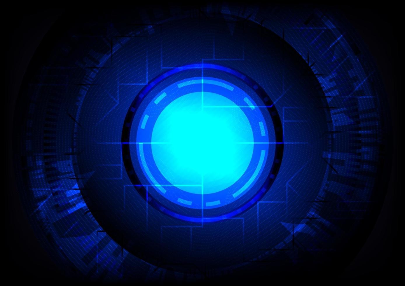 Abstract hi-tech background. Virtual reality. Sci-Fi glowing HUD vector