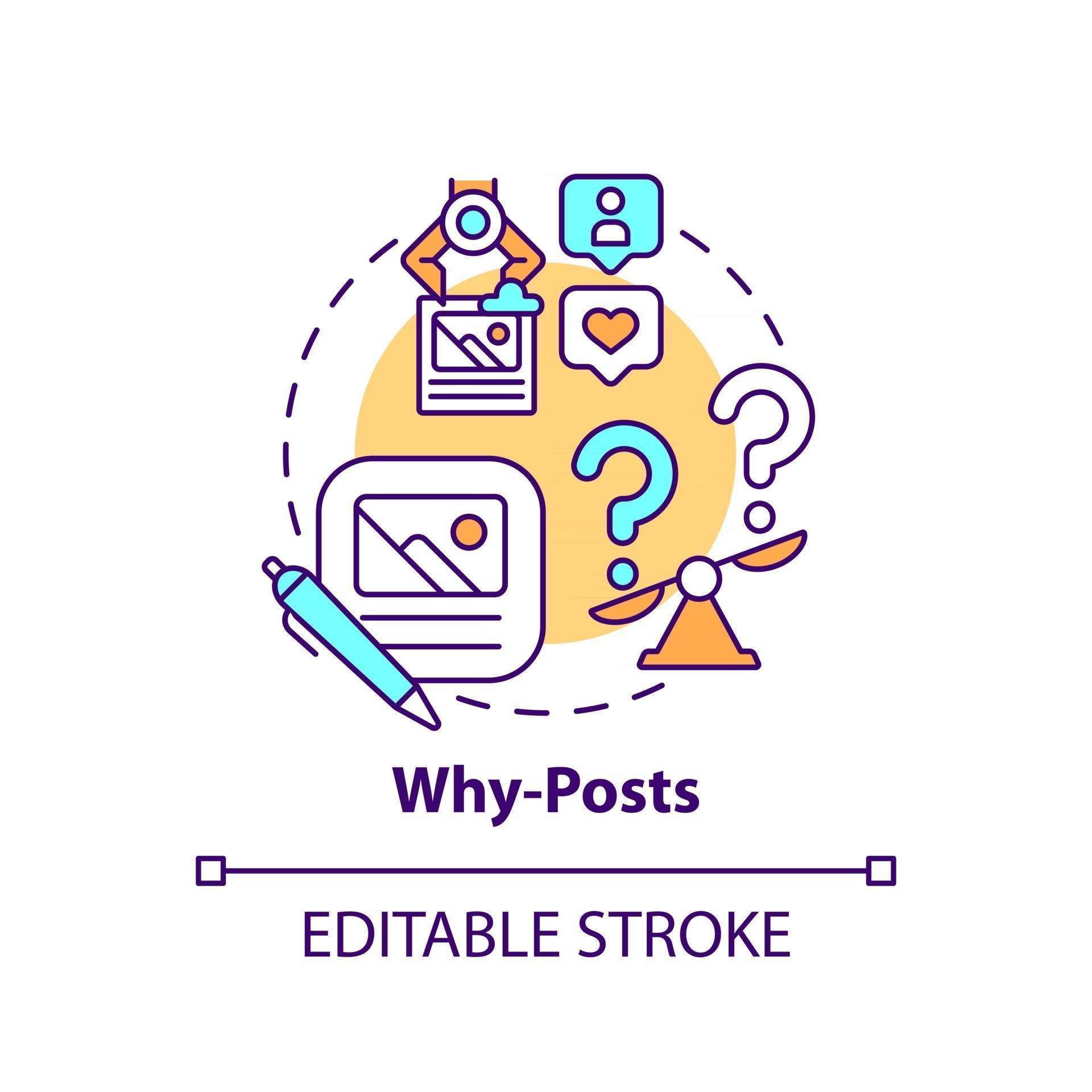 Why we post. Why we post
