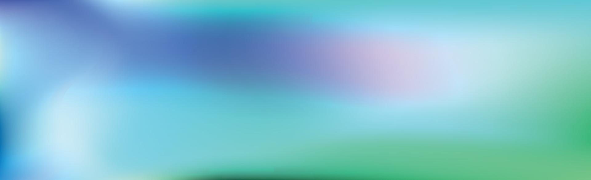 Blurred large panoramic summer background multicolored gradient vector