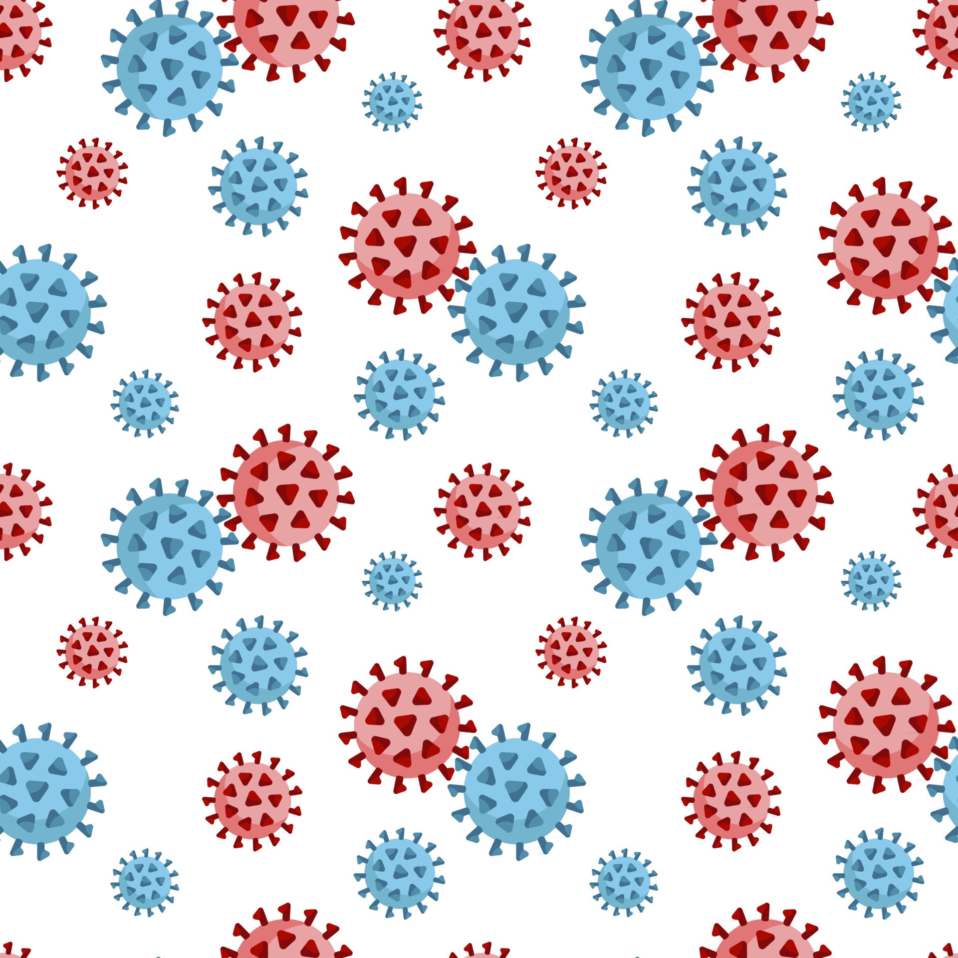 Seamless pattern Virus cell. For textile, wrapping, wallpaper 2971010