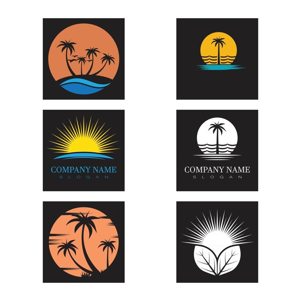 diseño de plantilla de logotipo de icono de ilustración de vector de sol