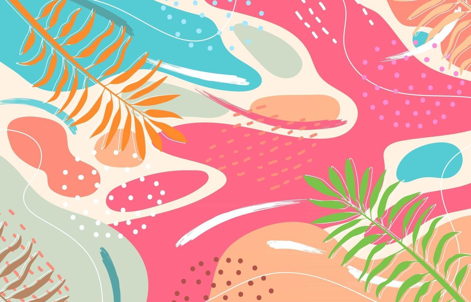 Colorful Pastel Abstract Background vector