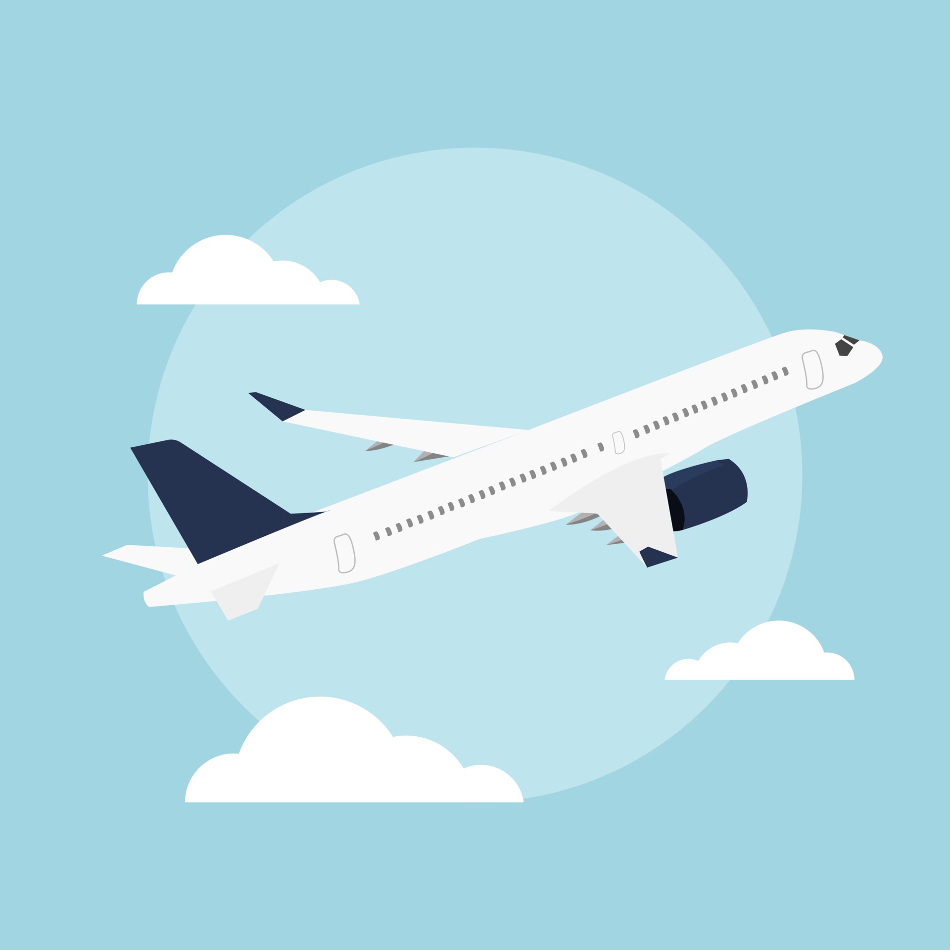 Flat Airplane flying in the blue sky background. 2971753 Vector Art at Vecteezy Flat Airplane flying in the blue sky background. 2971753 Vector Art at Vecteezy