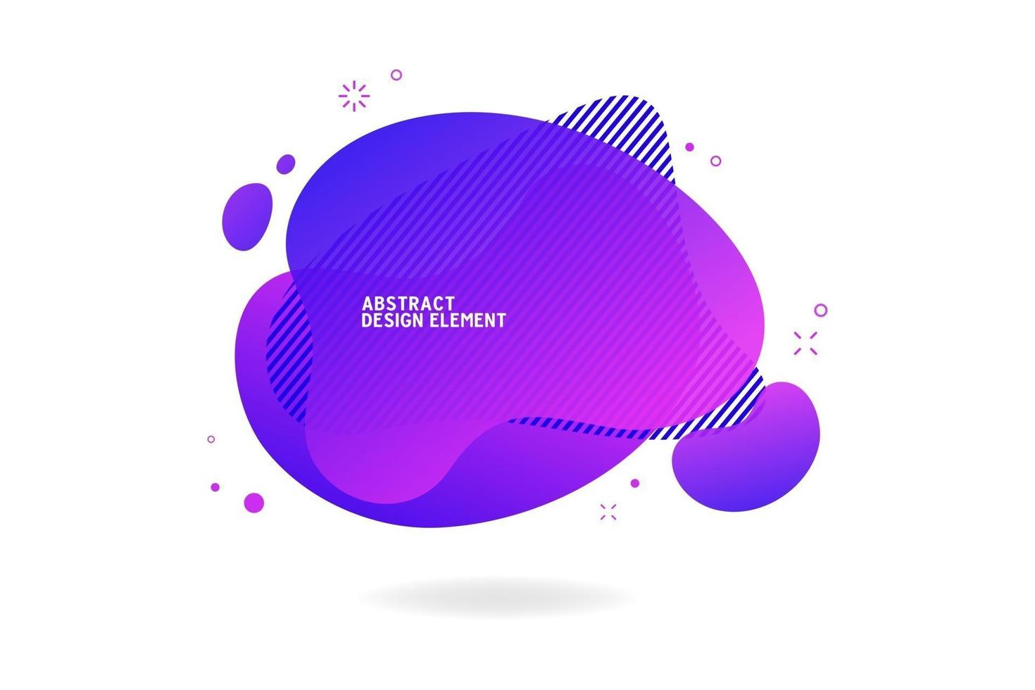 Abstract modern purple graphic elements template. vector
