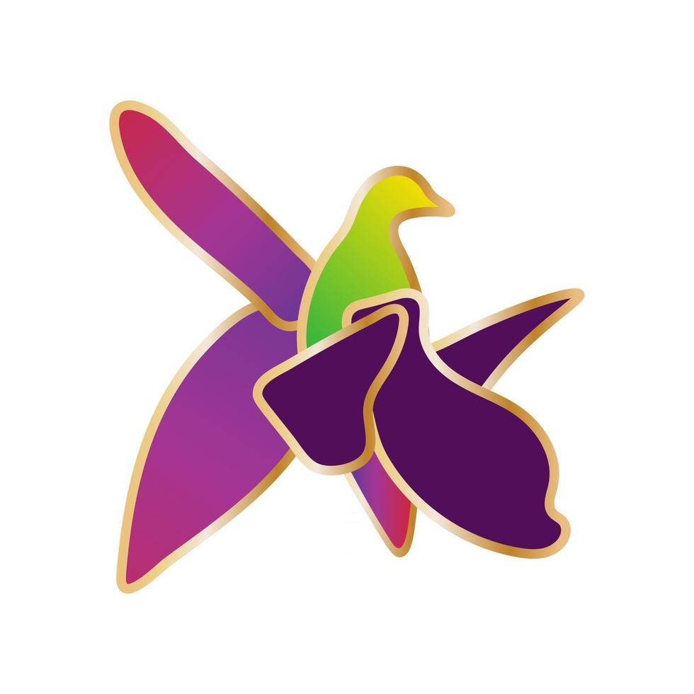 Khari Bulbul Flower Vector Illustration.