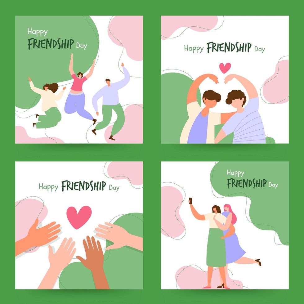 Friendship Day Card vector