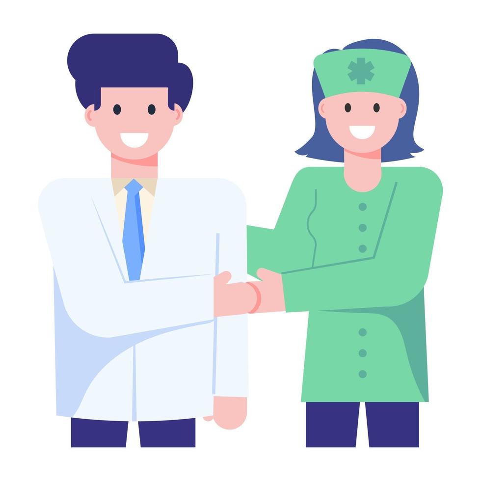 Medical Staff and Doctors vector