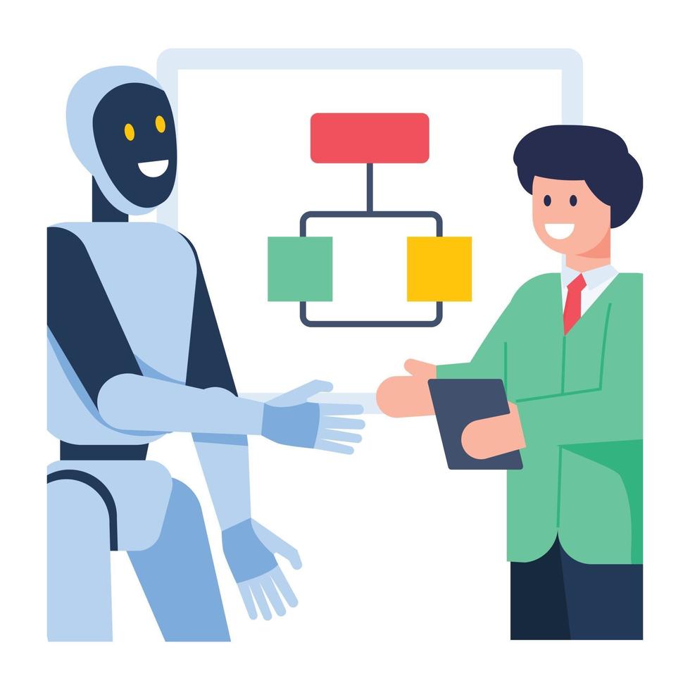 Flowchart and Algorithm vector