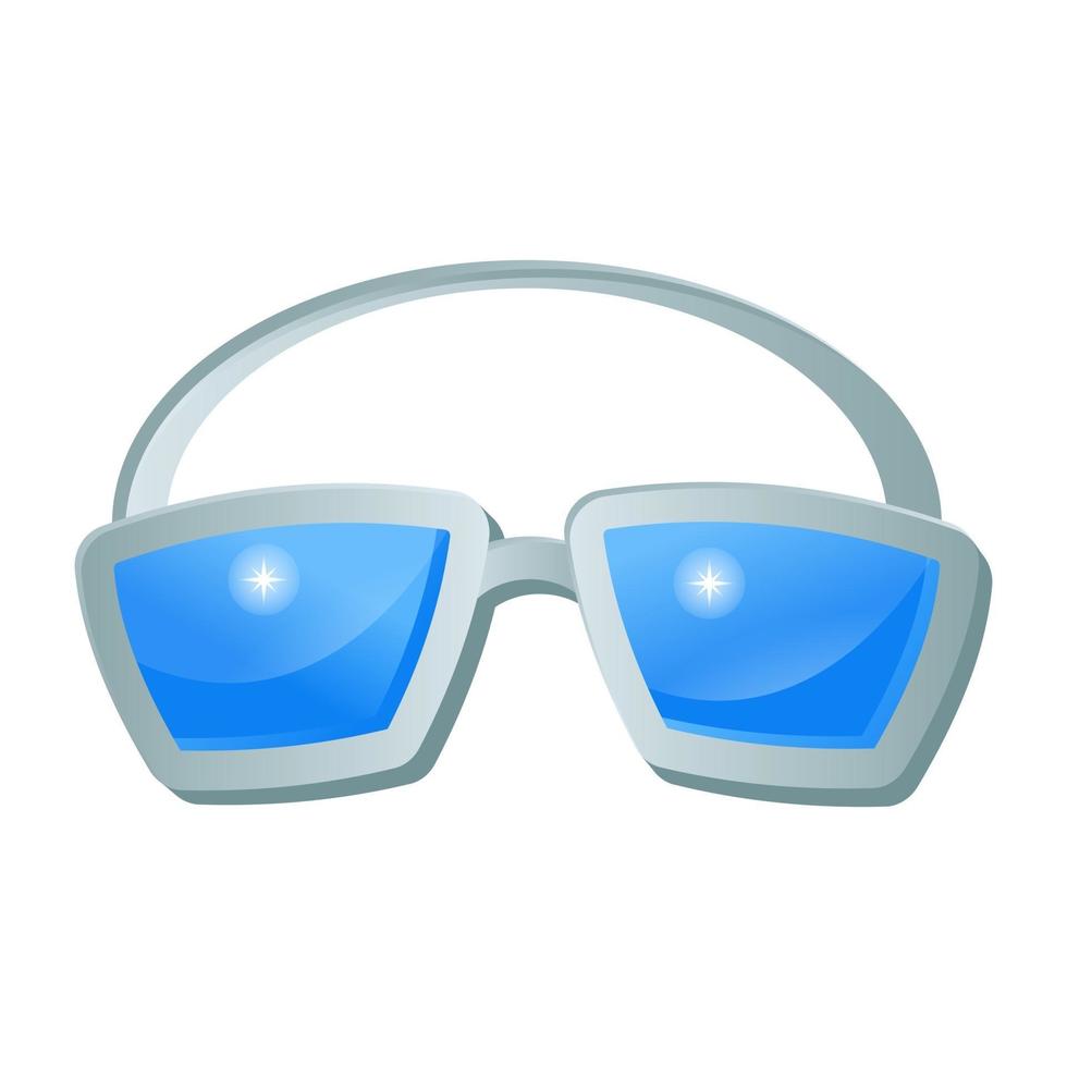 Swimming Glasses and Goggles vector