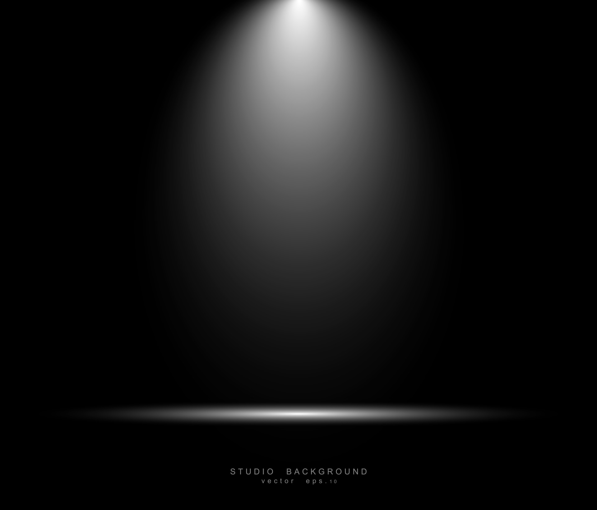 Empty black gradient studio background. backdrop light 2972251 at Vecteezy