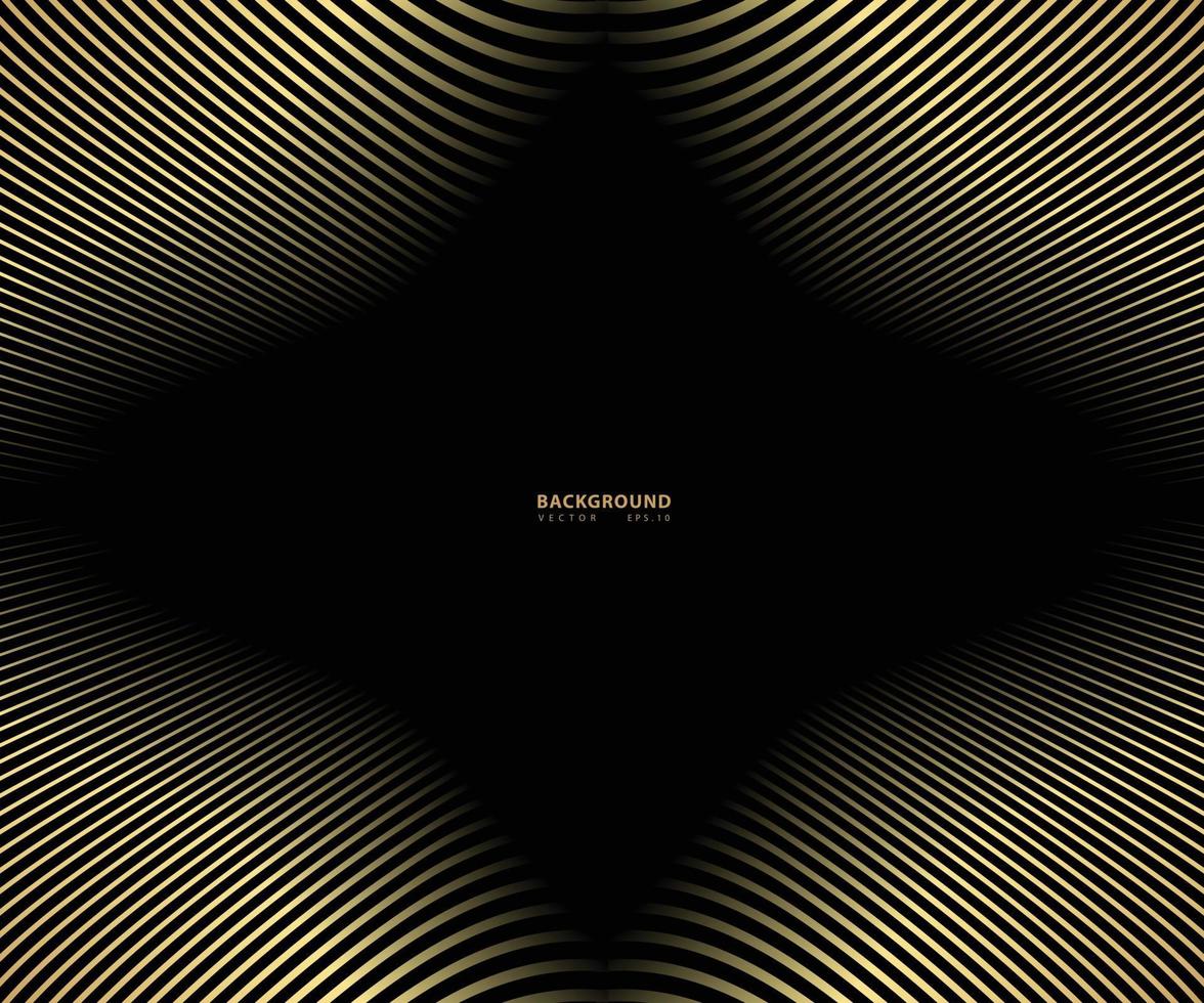 Striped gold line texture. Abstract warped Diagonal Striped Background vector