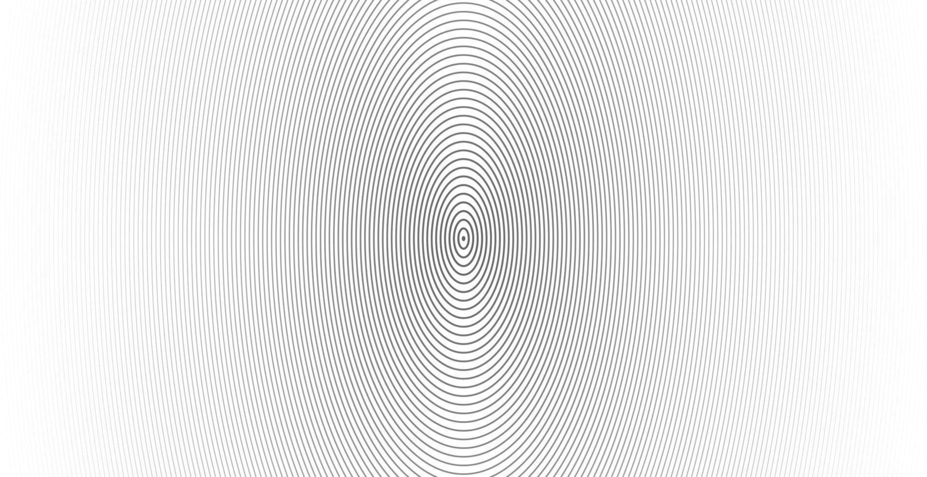 Concentric circle for sound wave. Abstract circle line pattern vector